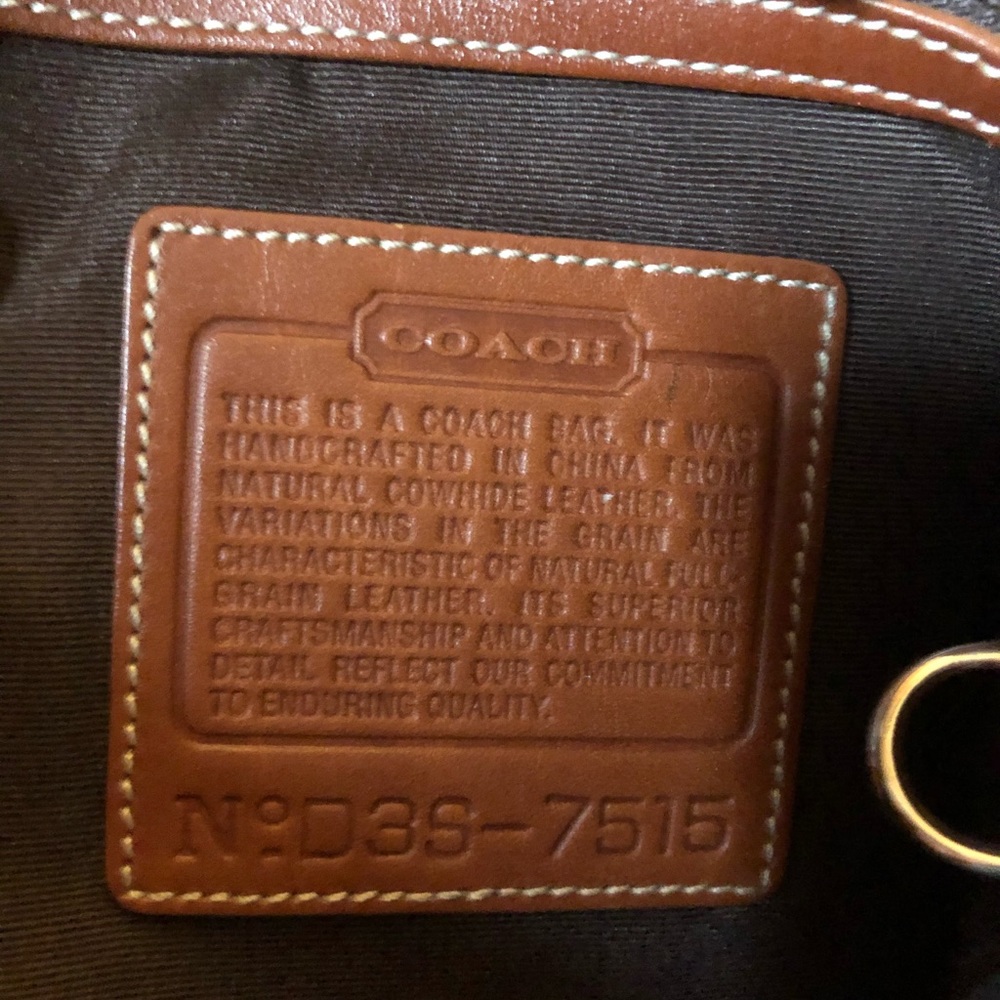 Large Coach Satchel - Picture 6 of 7